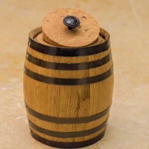 1 Liter Whiskey Barrel Canister